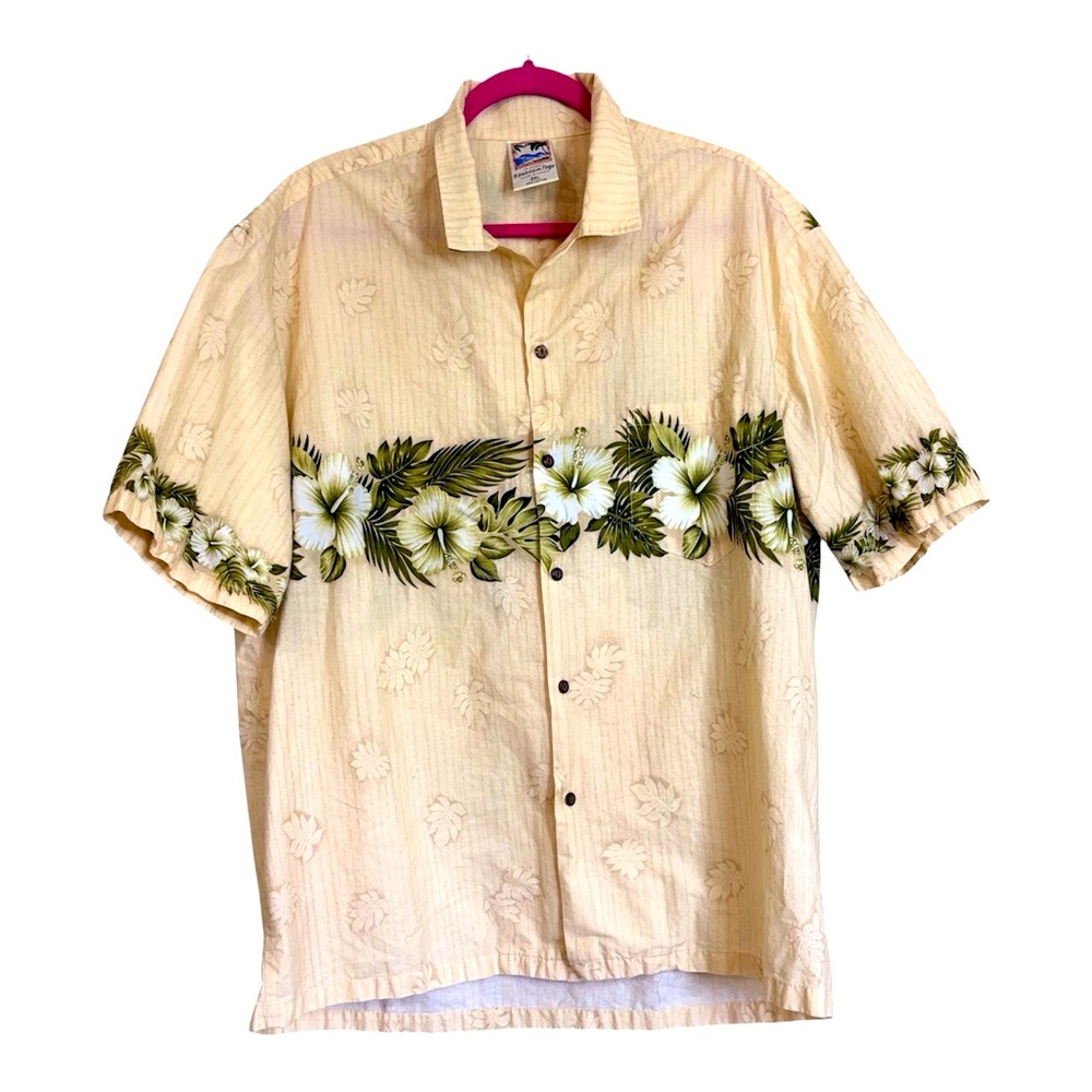 Vintage Hawaiian Togs Shirt Men 2XL Surf Hibiscus Tropical Floral Beach Boho EUC